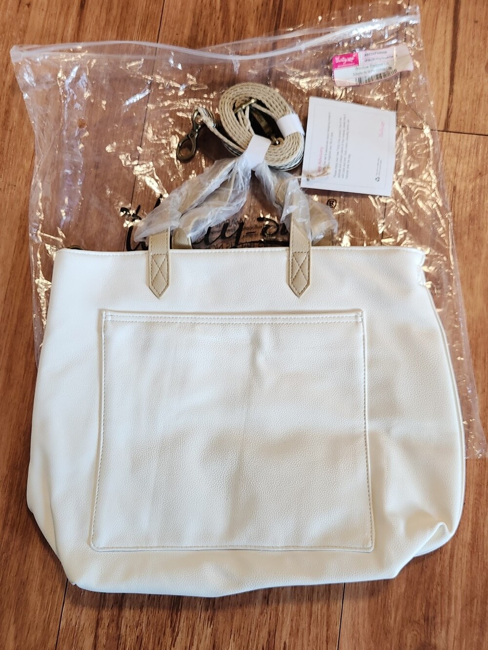Thirty One -Classic White Tote Bag - Versatile Women’s Carryall New